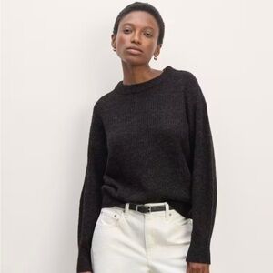 Everlane Alpaca Cocoon Crewneck Sweater